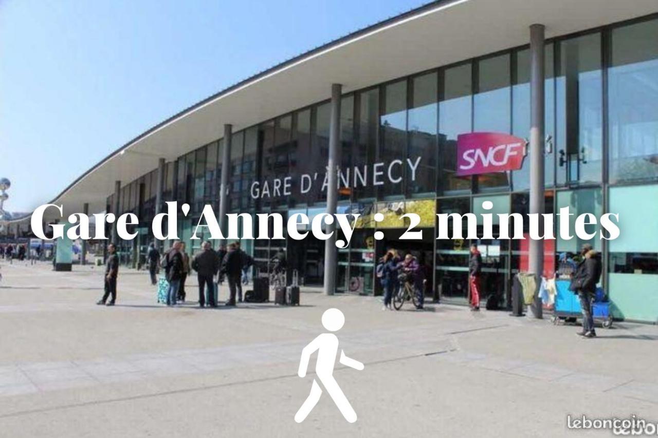 Le Duplex - Hyper Centre - Gare - Wifi - Netflix - Disney + Annecy Exterior photo